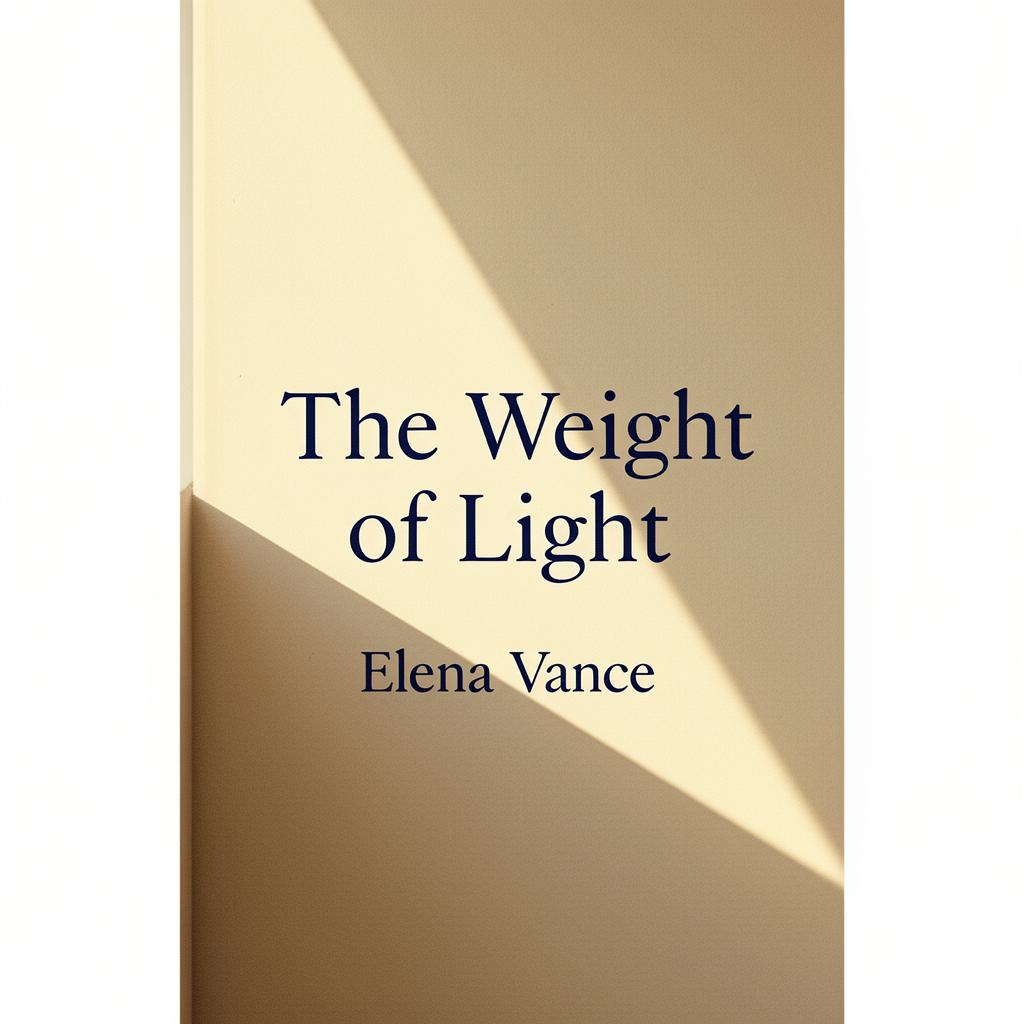 The Weight of Light by Elena Vance, featured edition cover